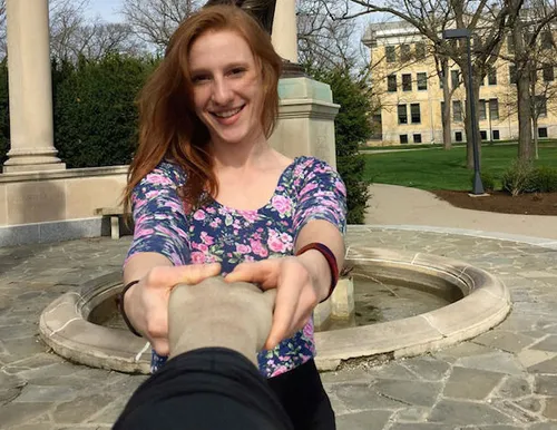 En zo ziet het eruit wanneer je er een foto mee maakt!