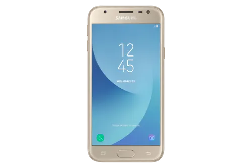 De voorkant van de J3.