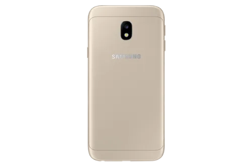 De achterkant van de J3.