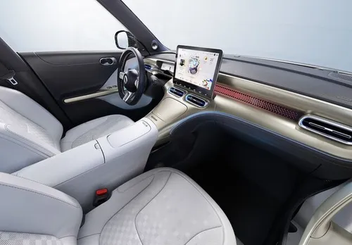 Het interieur van de Smart #1