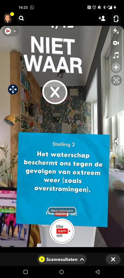 Snapchat Verkiezingen