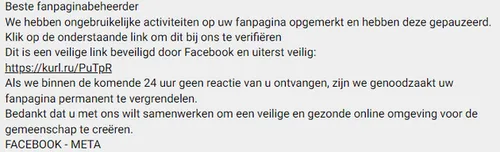 Spam facebook