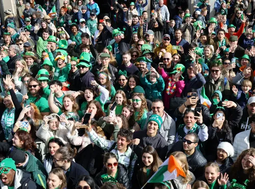 St Patricks Day mensen