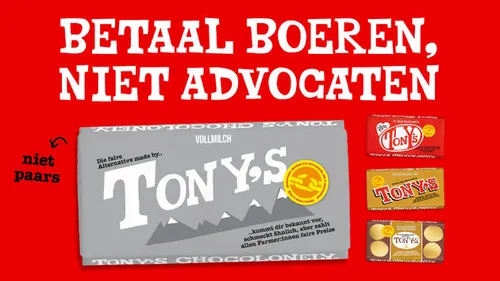 De tegenreactie van Tony`s Chocolonely