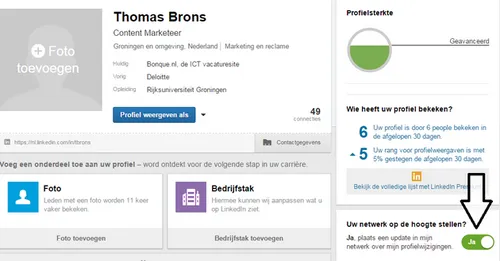 updates over jezelf verbergen stap 1