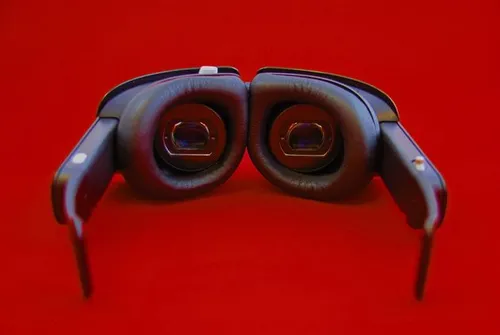 De VR-bril, duidelijk vooral bedoeld voor comfort.