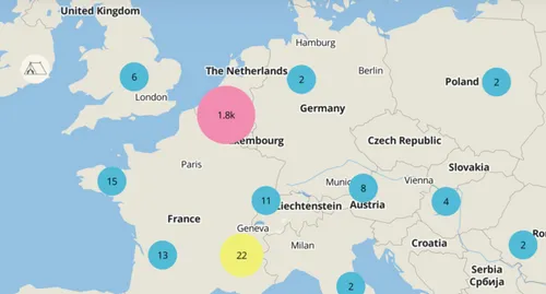 Op de website van Welcome to my Garden kun je alle locaties zien waar je kunt tuinkamperen