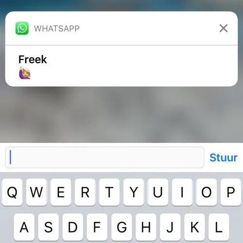 Zo kun je berichten beantwoorden zonder de app te openen