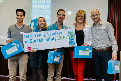 De winnaars:&nbsp;5 Best Young Leaders in Sustainability 2014