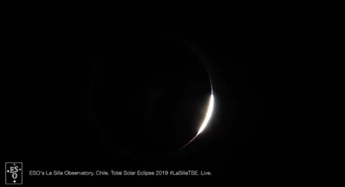 Zonverduistering Chili om 22:39 uur