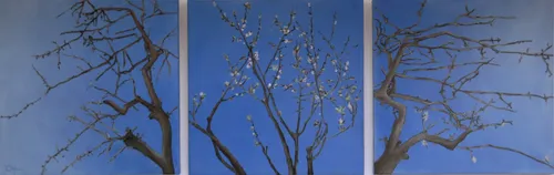 amandelbloesem drieluik 3x