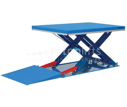 laagbouwheftafel met oprit