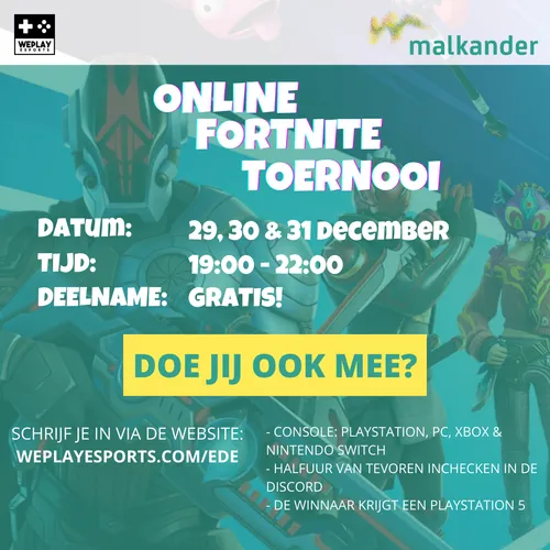 online fortnite poster instagram post 1