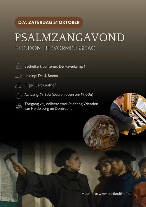 Poster Psalmzangavond&nbsp;