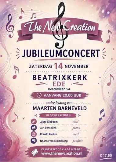The new Creation bestaat 15 jaar!