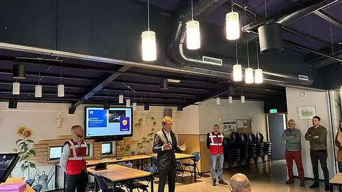 Opening door burgemeester René Verhulst.