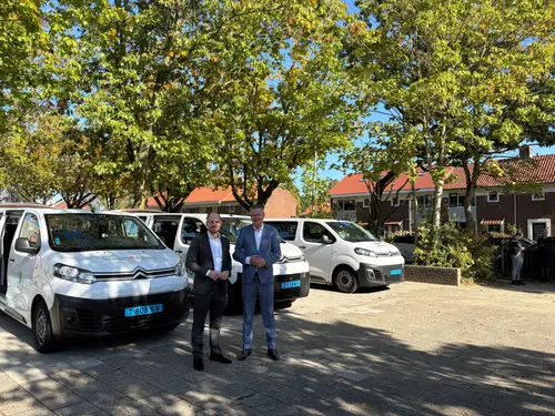 Links: wethouder De Vries en Jan Hofman&nbsp;