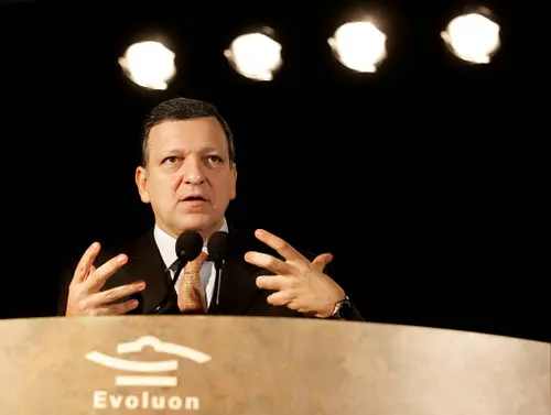 Barosso op festival der bestuurskunde in Evoluon