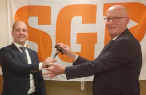 40en voorzittershamer