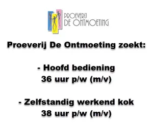 banner proeverij de ontmoeting personeel