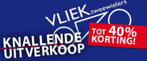 banner vliek tweewielers uitverkoop