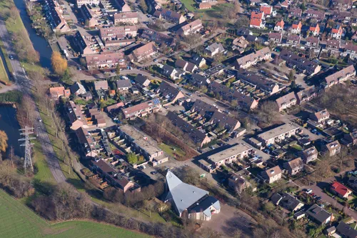 luchtfoto westerkerk eo