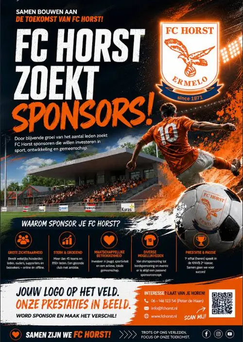 28EN Sponsoractie FC Horst