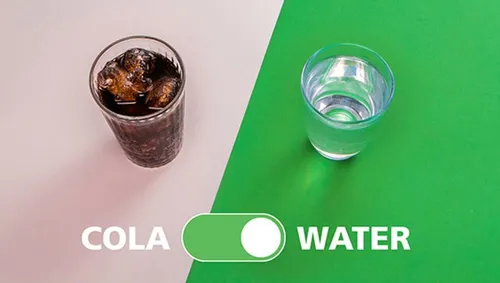 eetwissel cola water