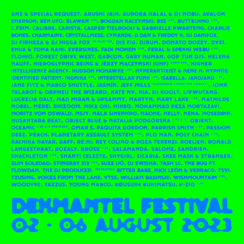 dekmantel 2023 final lineup