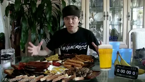 english traditional giant breakfast challenge matt stonie video
