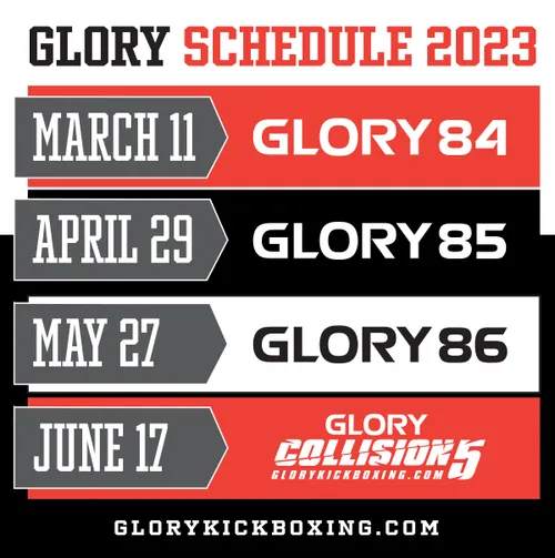 glory schedule 23