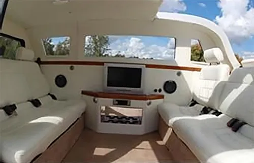 limobike harley limousine interior