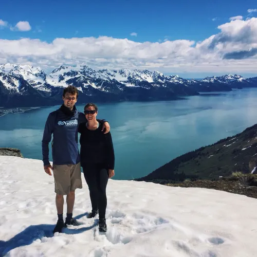 marathon traile2809d hike in seward alaska met evita in alaska