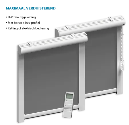 rolgordijn u profiel adv