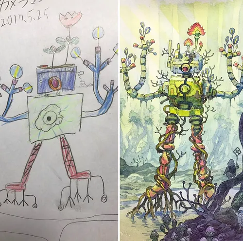 sons sketches to anime drawings thomas romain 5 5993f35a86f16 880