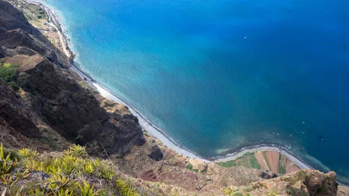 Het uitzicht bij&nbsp;Fajã dos Padres.&nbsp;