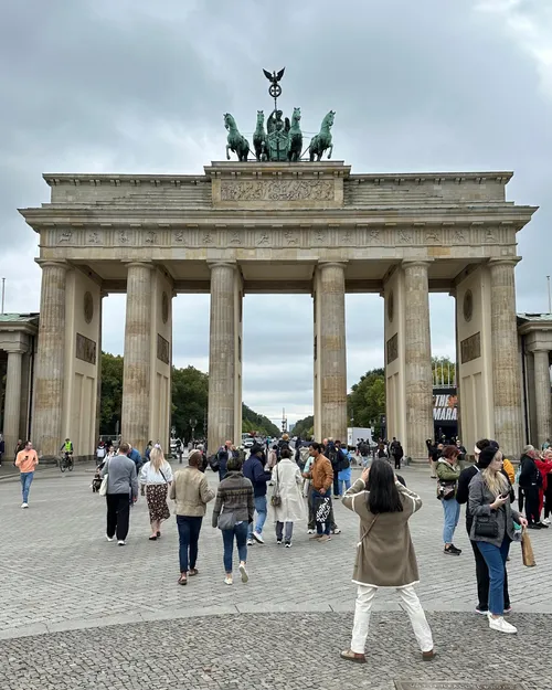 Ook wij maken een fotootje van de Brandeburger Tor