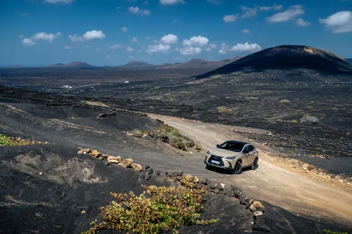 Heet geblakerde ondergrond.