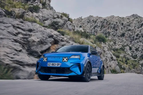 Karren door de bergen van Mallorca.