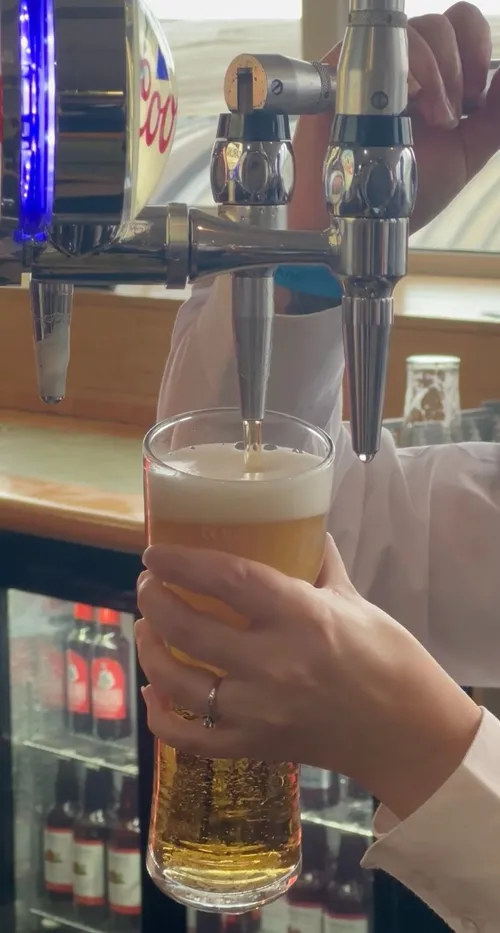 Pint nummer 7 van de dag.