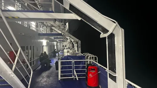 Romantiek op de Noordzee.