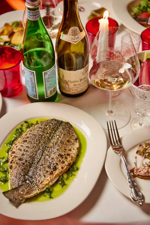 De zeebaars van de Japanse BBQ.