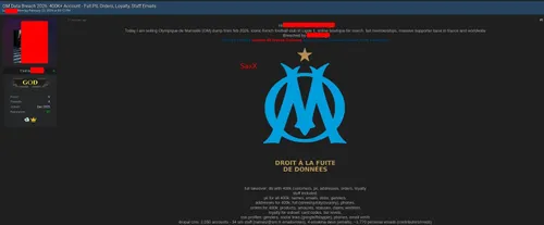 Le message du hacker sur les forums spécialisés