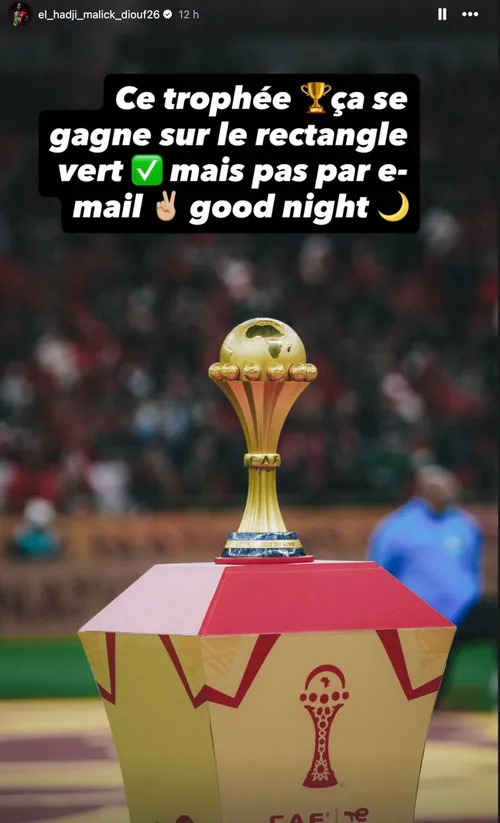 El Hadji Malick Diouf ne rendra pas la Coupe au Maroc