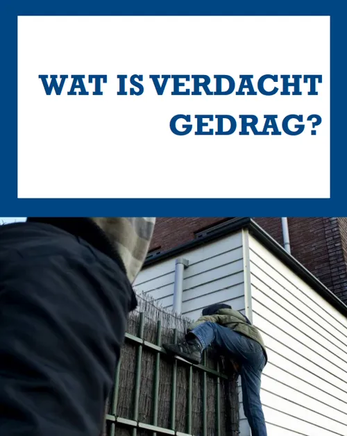 verdacht gedrag