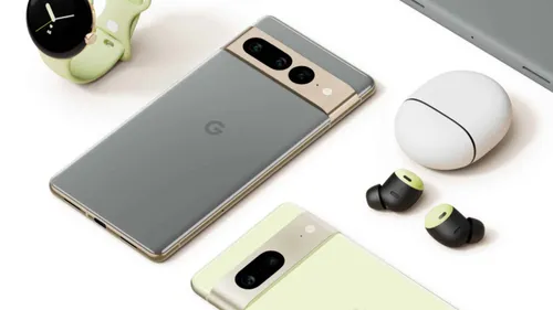 google io 2022 familyshot pixel 7 series pixel watch pixel tablet pixel buds pro