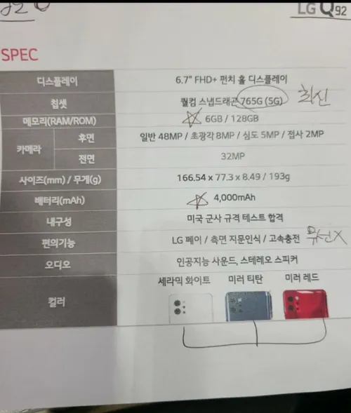 lg q92 2