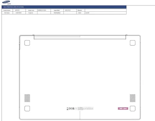 samsung galaxy book2 go 5g np345xna fcc design