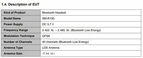 samsung galaxy buds pro fcc certification model number specs