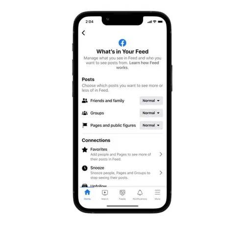 02 customize how much content you see in feed 1